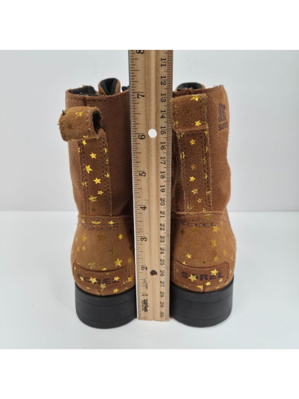 Sorel Emelie Youth Brown Suede Waterproof Ankle Boots NY3882-242 US Size 4 - Picture 7 of 11
